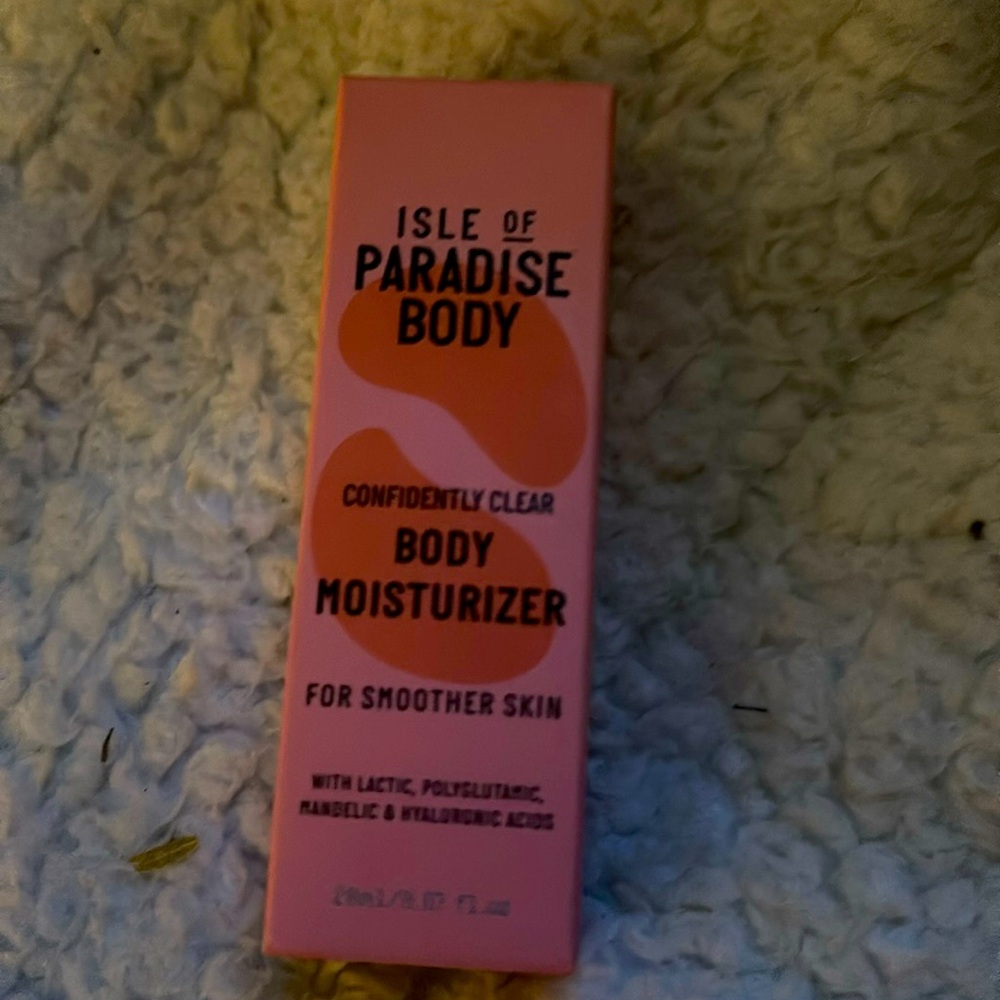 Brand new isle of paradise tanning loyion